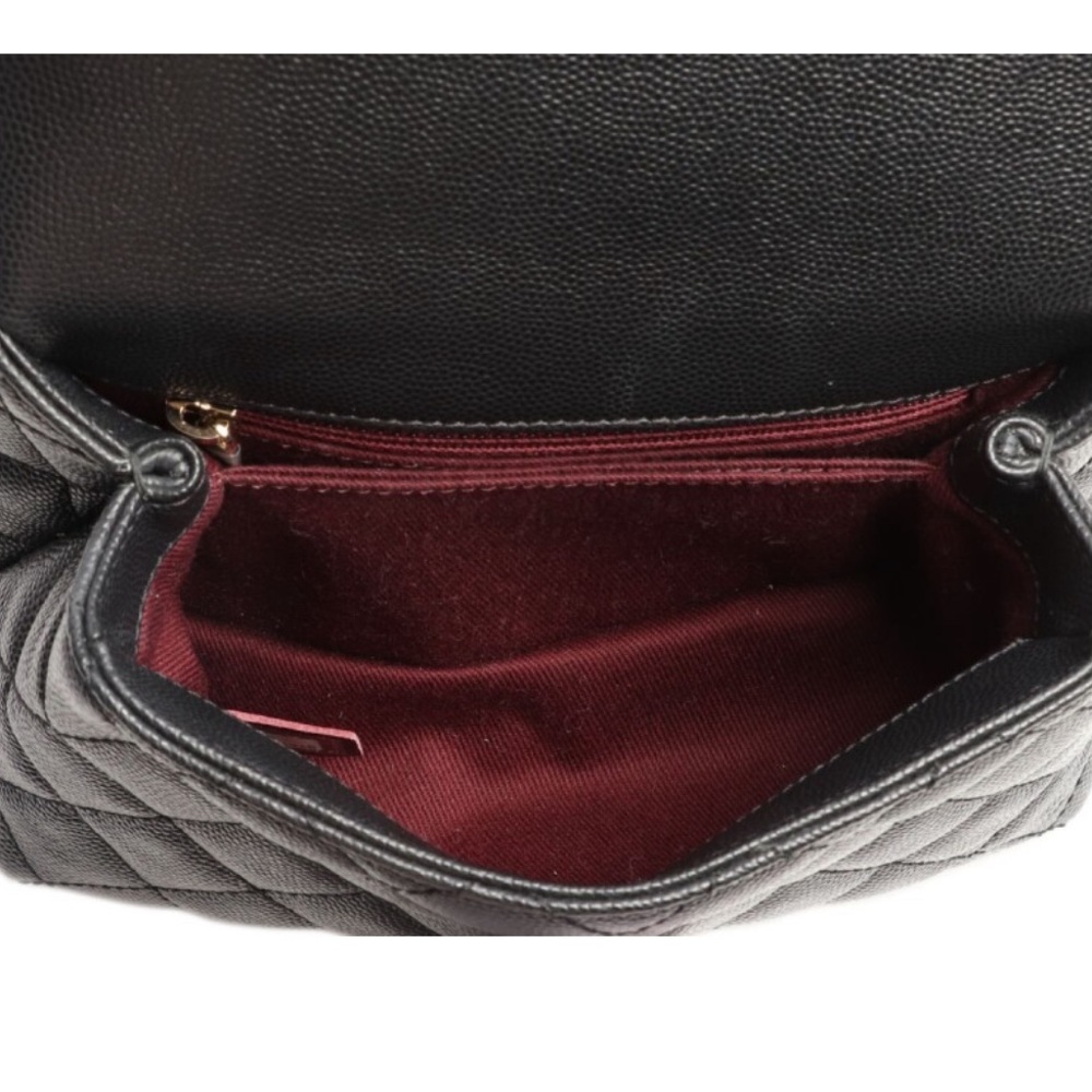 Chanel Black Quilted Caviar Extra Mini Coco Handle TPM Gold Hardware, 2021 - Picture 12 of 15